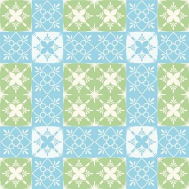 Imagem de Papel De Parede Infantil Azuleijo Português Faro