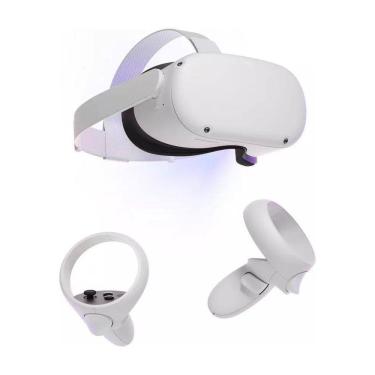 Imagem de Óculos VR Meta Quest 2 KW49CM 128GB (899-00182-02) Branco, Standalone Wi-Fi, Snapdragon XR2, 6GB RAM, LCD 1832×1920