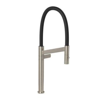 Imagem de Torneira de Mesa para Cozinha Deca Colore - Inox e Preto - DECA METAIS