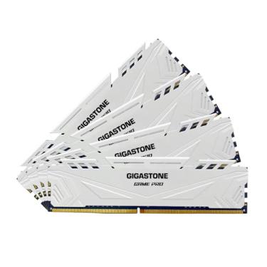 Imagem de 【RAM DDR4】Kit GIGASTONE Game Pro 64 GB (4 x 16 GB) DDR4 3200 MHz PC4-25600 CL16-18-18-40 Memória de desktop para jogos – XMP 2.0 / Suporte AMD, 1,35 V UDIMM 288 pinos, RAM de alto desempenho não ECC