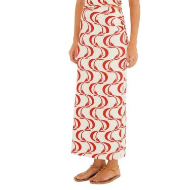 Imagem de Saia Midi Farm Rio Peixe Copa-Feminino