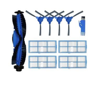 Imagem de Compatível com o aspirador robô Hosome G9070: peças de reposição, escova lateral principal, filtro HEPA, pano de limpeza e acessórios.(Set 4)