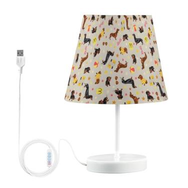 Imagem de Joisal Abajur de mesa regulável para férias de verão, lâmpada de cozinha pequena com abajur de luz noturna