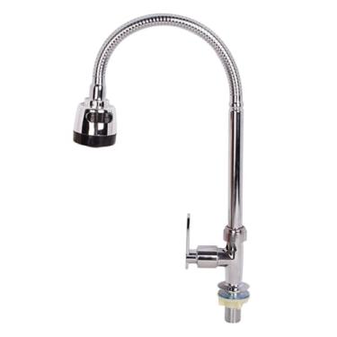 Imagem de Torneira de Mesa Gourmet com Ducha Para Cozinha - Inox