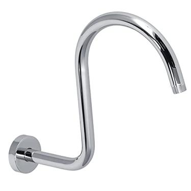 Imagem de GLOGLOW Extensão de Braço de Chuveiro de Pescoço de Ganso Em Forma de S de Aço Inoxidável para Chuveiro, Rosca Macho NPT de 1/2 Polegada, Montada na Parede, 13,2 X 10,4 Polegadas Nan BANHEIRO (233