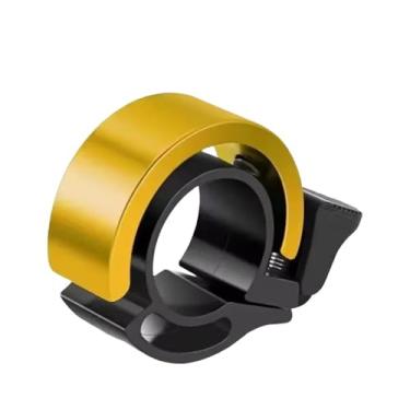 Imagem de Sino de bicicleta adulto para bicicleta chifre invisível para sino de bicicleta super alto equipamento de equitação acessórios(Yellow)