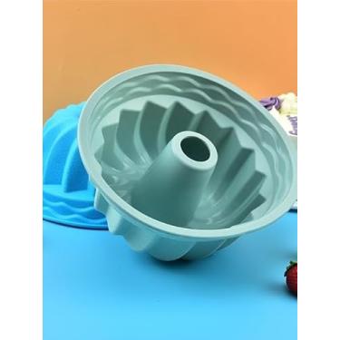 Imagem de Kit 2 Formas de Silicone para Bolo Decorativa, Antiaderente, 23cm, Capacidade 1,3L, Resistente a Temperatura -40°C a 240°C, Vermelha