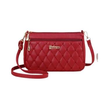 Imagem de Sacola de Couro Bordada para Mulheres - Bolsa Feminina com Detalhe Hai
