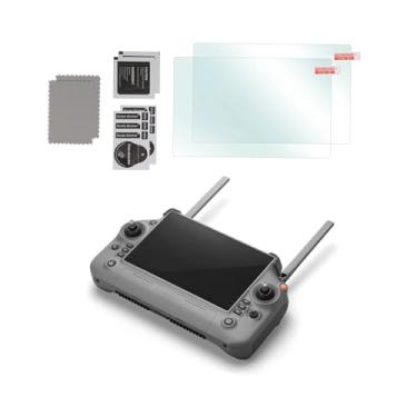 Imagem de FlySimple Protetor de tela para DJI RC Plus & RC Plus 2 Enterprise, Matrice 4T/4E/Inspire 3/Matrice 300 350 RTK M3 Controle Remoto HD Película de Vidro Temperado Película à Prova de Riscos Acessórios