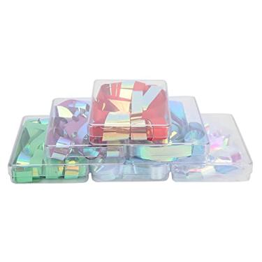 Imagem de CUOFYUNL 6 Caixa Nail Art DIY Celofane Moda Unhas Vidro Folha de Papel Decoração Adesivo