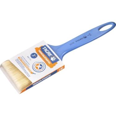 Imagem de Kit de Trinchas de Pintura, Pincéis Tigre, 915, Média, Sintética, Multiuso, 3 polegadas, Caixa com 12