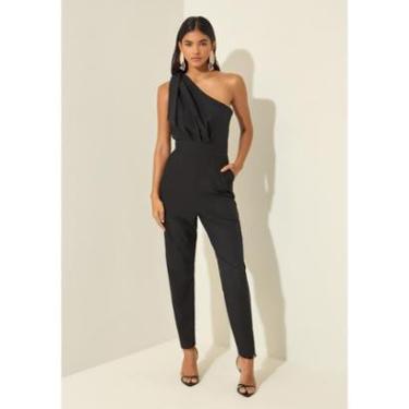 Imagem de Macacão Longo De Um Ombro Só Em Alfaiataria-Feminino