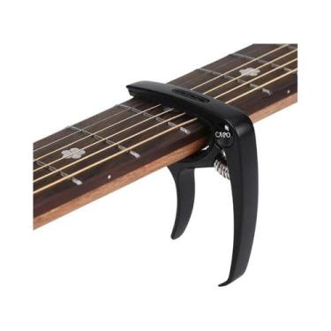 Imagem de Capotraste Profissional De Metal Para Guitarra, Afinador De Mão Única 