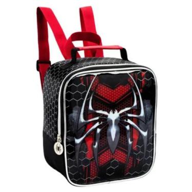 Imagem de Lancheira Homem Aranha Térmica Infantil Escolar Silver Spider Man Denl