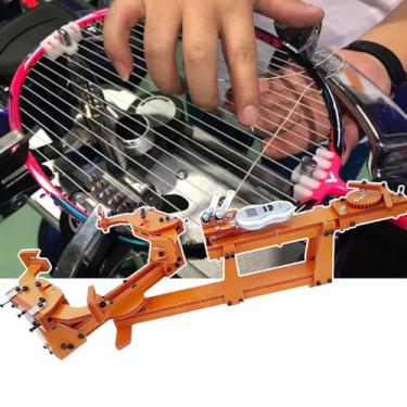 Imagem de ZDJZMGZ Máquina de amarrar para raquete de badminton, com chave hexagonal, máquina de amarrar badminton de 27 kg, tela digital, ferramenta de corda de raquete, squash, tênis ou bolas ruins