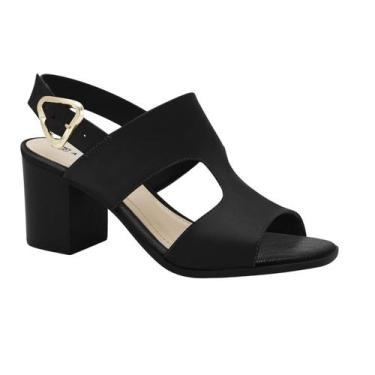 Imagem de Sandália Ramarim Feminina Salto Bloco Tira Larga Conforto Original -, 