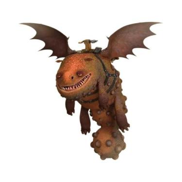 Imagem de Pôster Vintage Dragão Do Terror Sussurrando a Morte, Arte Em Tela Para