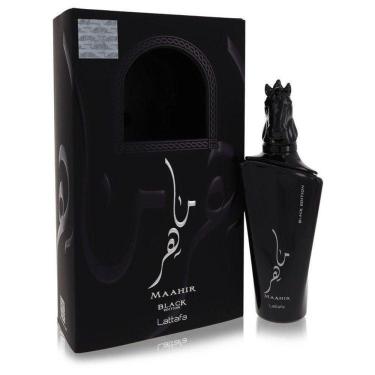 Imagem de Perfume Feminino Maahir Black Edition Lattafa 100 Ml Eau De Parfum