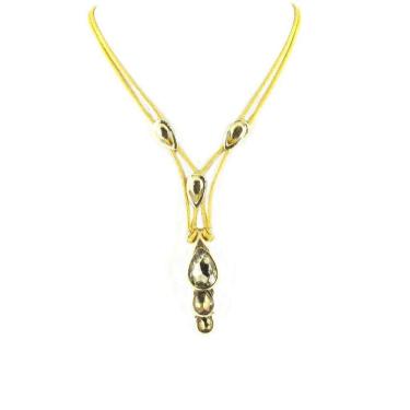 Imagem de Colar Armazem Rr Bijoux Cordão Amarelo