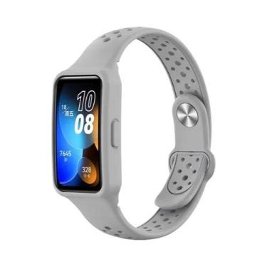 Imagem de Pulseira Esportiva De Silicone Respirável Para Huawei Band 10 9 8 7 6,