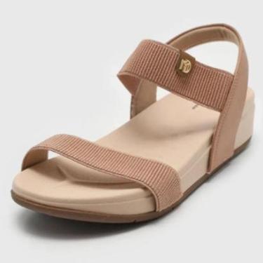 Imagem de Sandália Modare Ultraconforto Elástico Calce Fácil 7207.105 - Nude-Feminino
