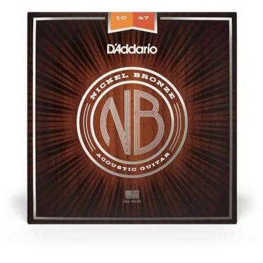 Imagem de Encordoamento Violão Aço .010-.047 Nickel Bronze D Addario