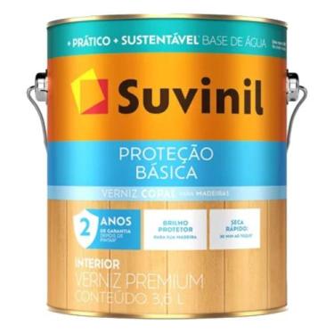 Imagem de Verniz Proteção Básica Brilhante Transparente 3,6 Litros - 50739860 - 