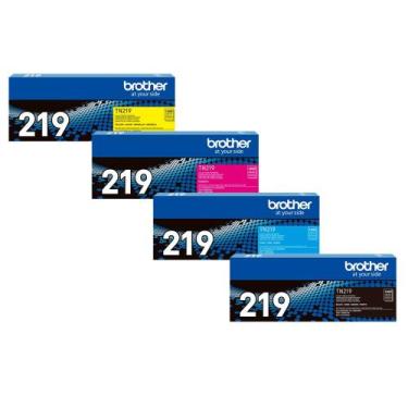 Imagem de Kit Cartucho de Toner TN219 para Impressoras DCPL3560 MFCL3760CDW HLL3