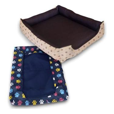 Imagem de Cama De Cachorro Cama Para Pets Grandes+capa Extra 70x80cm - VL Enxova