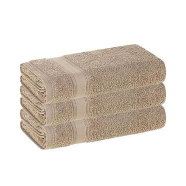 Imagem de Toalha de Banho Karsten Linea Felpuda 70x135, Cinza - 80204, 3