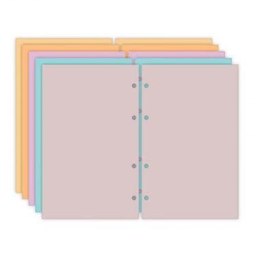 Imagem de Refil para planner Ótima MAXI colorido liso com 20folhas