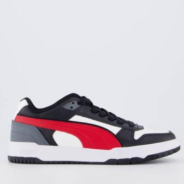 Imagem de Tenis Puma RBD Game Low BDP Branco e Vermelho, 37