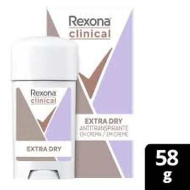 Imagem de Desodorante Antitranspirante Stick Creme Rexona Clinical Extra Dry Fem
