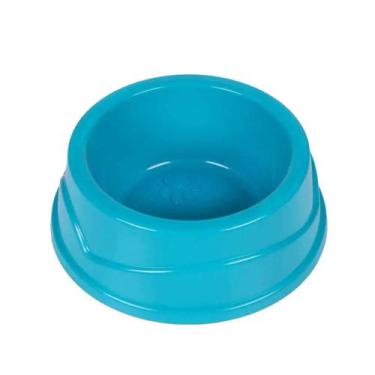 Imagem de Comedouro Simples 300ml Plástico Cães e Gatos - Four Plastic, Azul