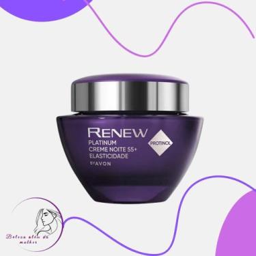 Imagem de Avon Renew Platinum Antissinais Noite 55+ Definição e Elasticidade  Pr