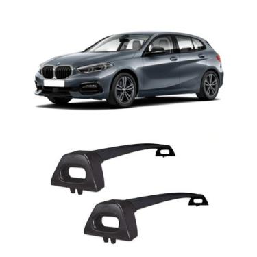Imagem de Rack de Teto Alumínio BMW 118i / 120i / 130i  até 2012 Preta BMW-1402 