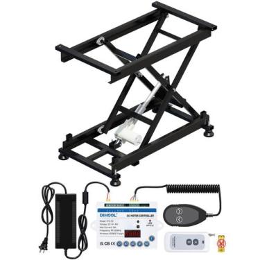 Imagem de Mesa elevatória tesoura elétrica DIHOOL 136 kg com controle remoto WiF
