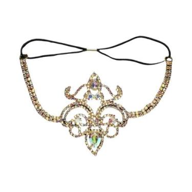 Imagem de Corrente De Coxa Colorida Com Strass Para Mulheres, Joia Corporal Sexy