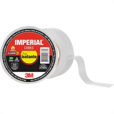 Imagem de Fita Isolante 3M Imperial 10Mx18 Branca - Kit C/10 Unidades