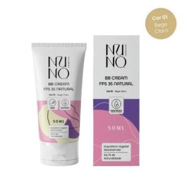 Imagem de Bb cream fps natural cor 01 bege claro 50ml nuno