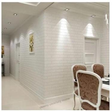 Imagem de Painel 3D Revestimento De Parede Autocolante 70X76 Tijolo