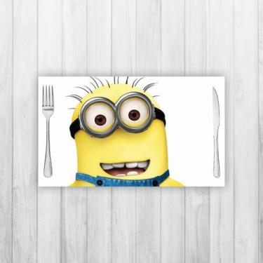 Imagem de Jogo Americano 2 Un Retangular Neoprene Minion - Criative Gifts