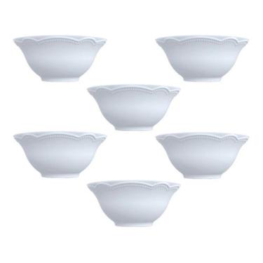 Imagem de Kit 6 Bowls Cottage 450ml Tigela Cumbuca Porcelana Germer - Porcelanas
