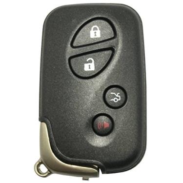 Imagem de Capa para chave Fob para Lexus ES350 GS350 GS450h IS250 IS350 LS460 GS300 IS250 IS350 porta sem chave para carro inteligente capa de botão capa de substituição com lâmina não cortada em brancoALIWEI preto ALLEXS01