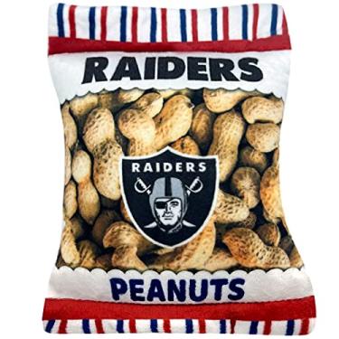 Imagem de Brinquedo de pelúcia para cães e gatos NFL LAS Vegas Raiders Crinkle FINE – Brinquedo de pelúcia para cães e gatos com barulho interno e lindo nome do time de beisebol