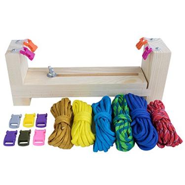 Imagem de Craft County Kit de fabricação de pulseiras ajustáveis – 550 paracord e fivelas incluíd...
