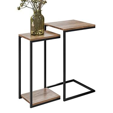 Imagem de Mesas Laterais Industrial Platinum Decor