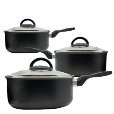 Imagem de Kit Panelas Caçarolas Veneza Antiaderente 3 peças