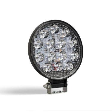 Imagem de Farol Auxiliar Milha Redondo 6000K 14 Leds 12/24V