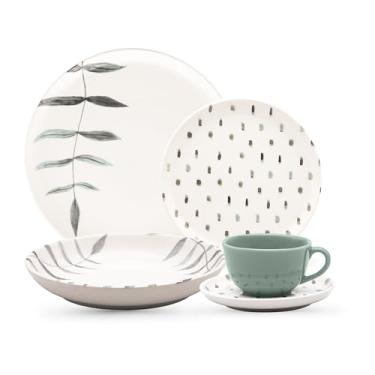 Imagem de Oxford Aparelho De Jantar 20 Peças Flat Samambaia